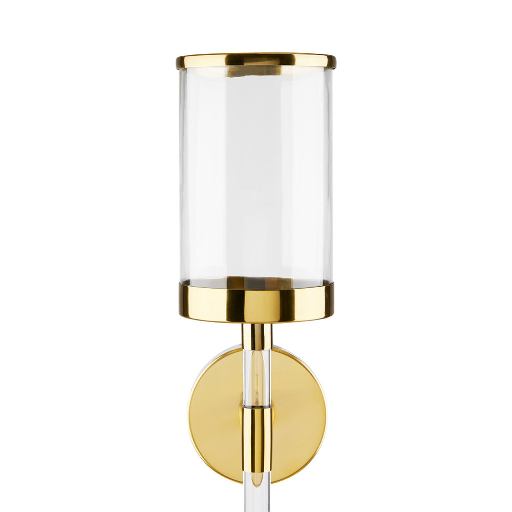 Dani Acrylic Gold Wall Sconce