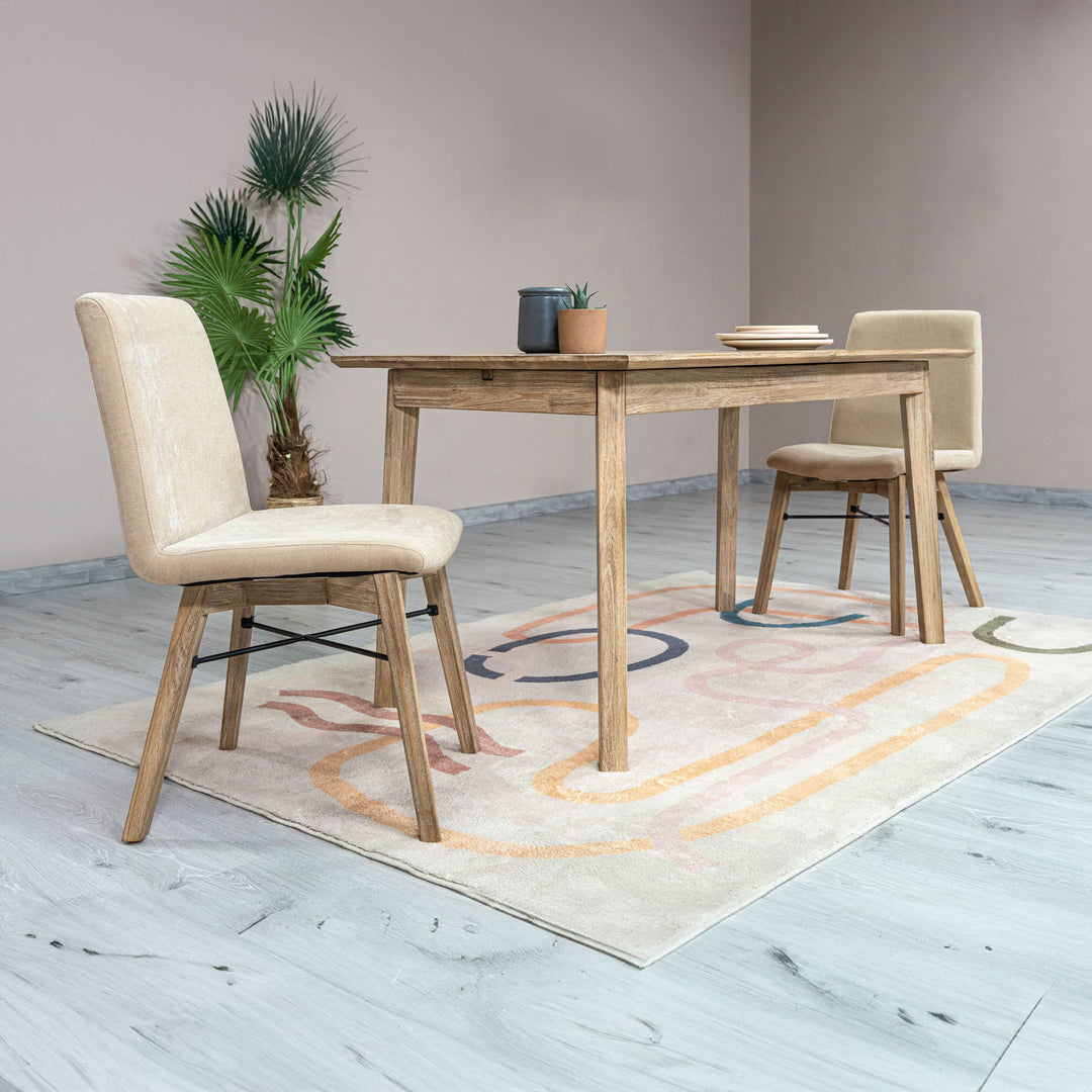 Emma Natural Sand Dining Chair (Set of 2)