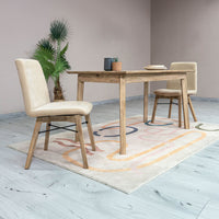 Emma Natural Sand Dining Chair (Set of 2)