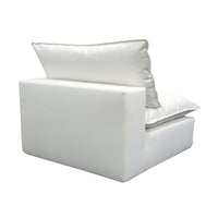 Cali Pearl Performance Fabric Modular Armless Chair
