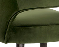 Monae Velvet Moss Green Counter Stool