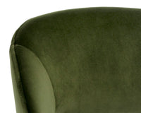 Monae Velvet Moss Green Counter Stool