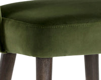 Monae Velvet Moss Green Counter Stool