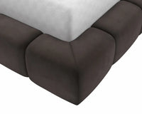 Olena Ash Upholstered Channel Bed (2 Sizes Available)