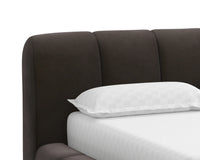 Olena Ash Upholstered Channel Bed (2 Sizes Available)