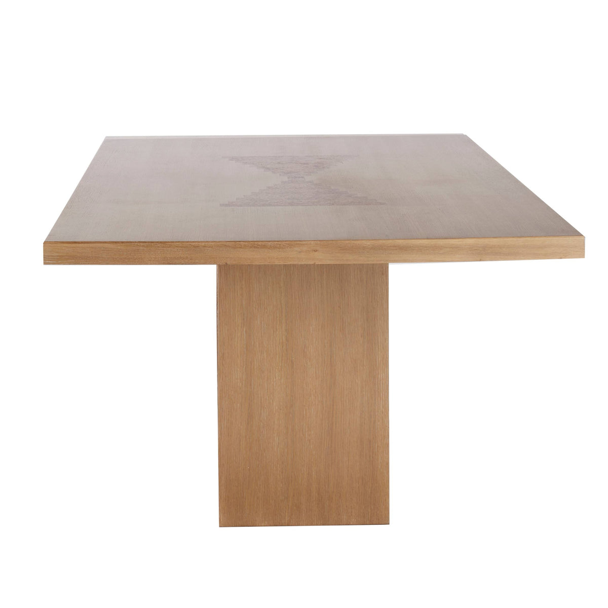 Crockett 80" Rectangular Pedestal Dining Table