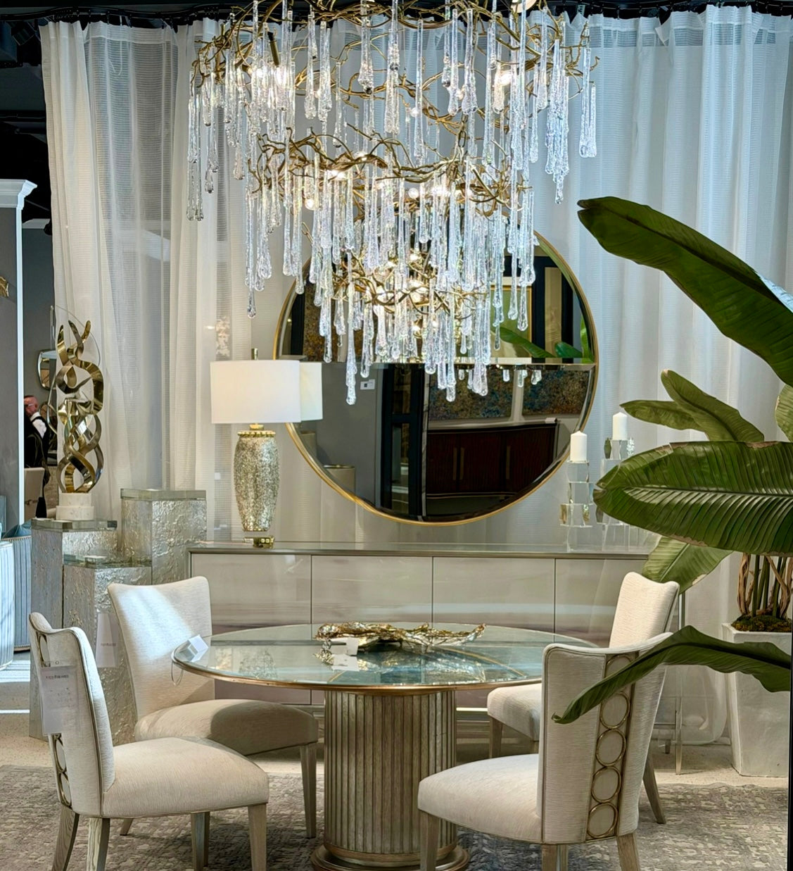 Stella Ivory & Gold Dining Chair