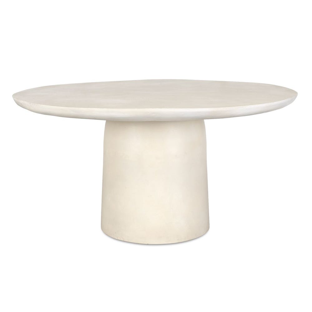 Avenue 60" Warm White Indoor-Outdoor Dining Table