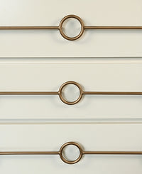 Blair 42" Matte Antique White Lacquer Chest/Cabinet