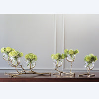 Twig 2 Vase Brass Holder