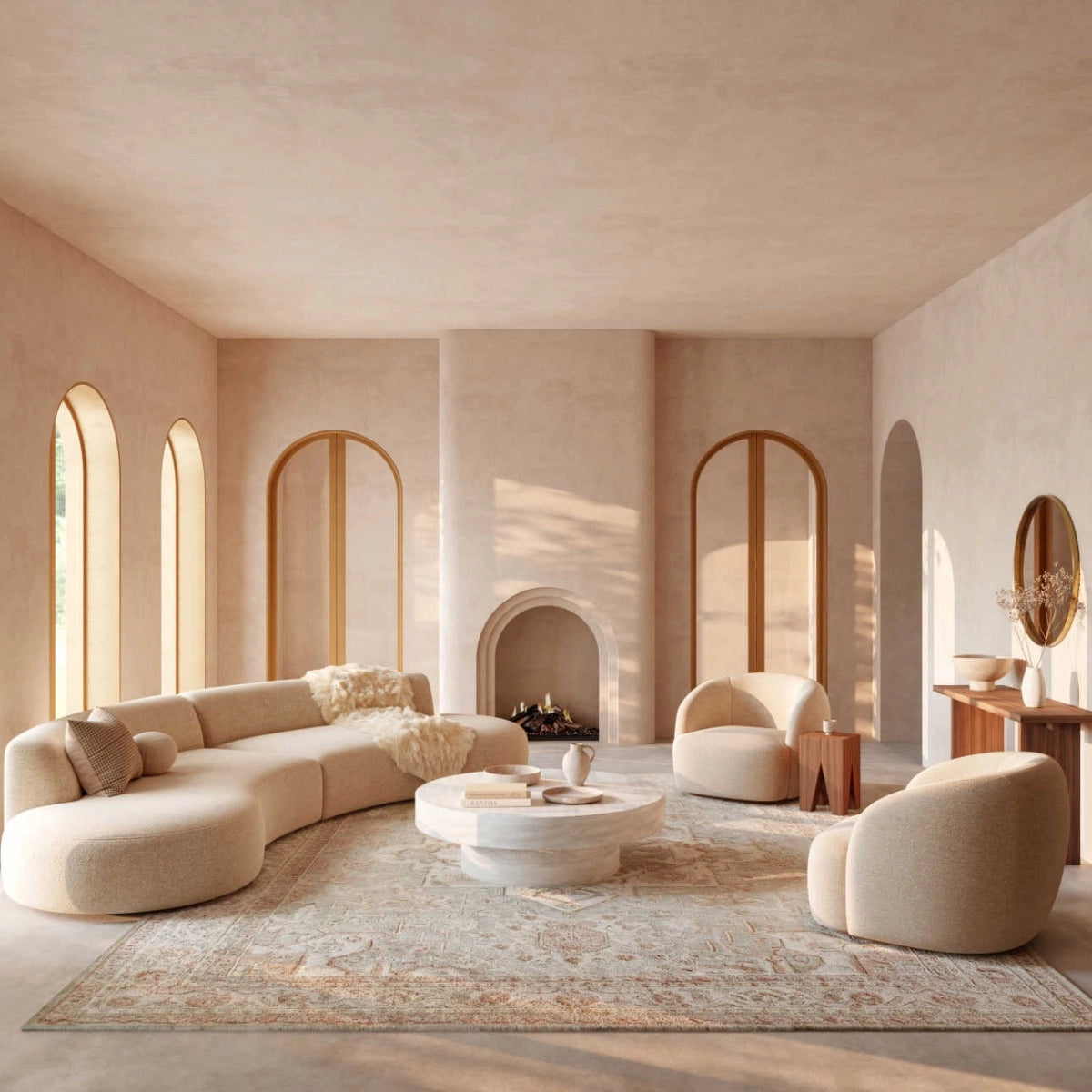 Georgia Sage Hand Loomed Wool Area Rug