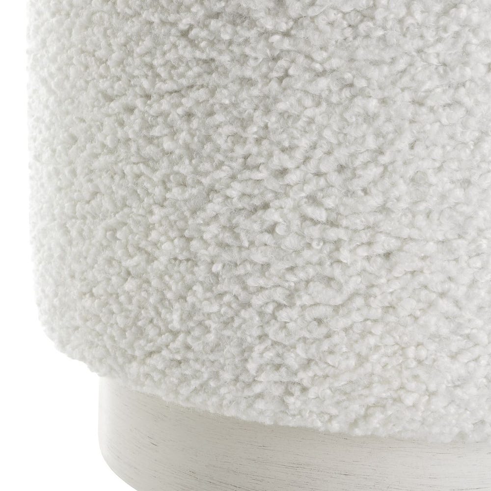 Messeta White Ottoman