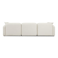 Travie 111.9" Sand Upcycled Perofrmance Linen Modular Sofa