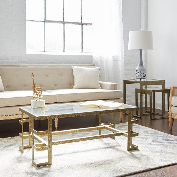 Gabe Champagne Brass Coffee Table