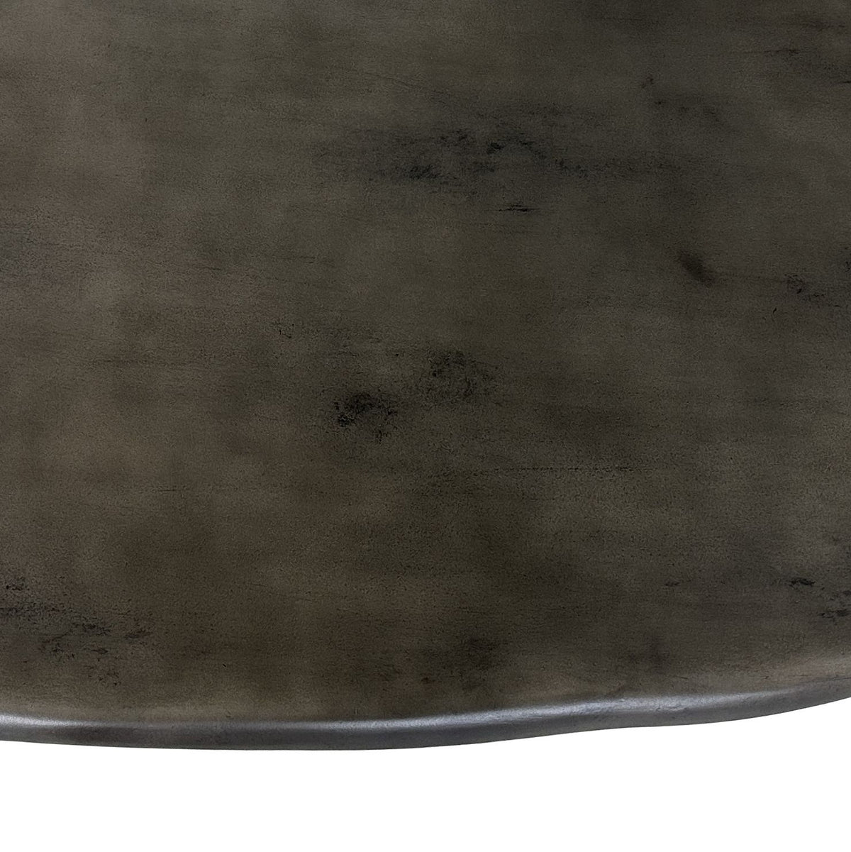 Daisey 53" Modern Grey Oval Pedestal Coffee Table