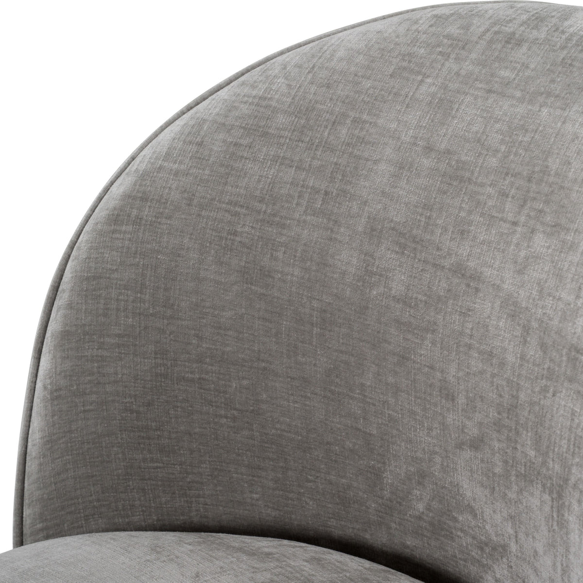 Bridget Modern Grey Swivel Dining Chair