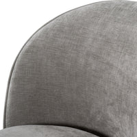 Bridget Modern Grey Swivel Dining Chair