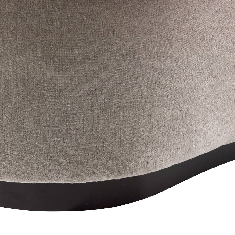 Turner 71" Chaise Sharkskin Velvet Grey Ash Right Arm