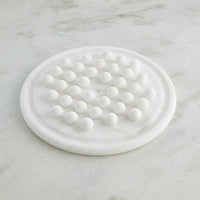 Privy Alabaster White Solitaire Game Set