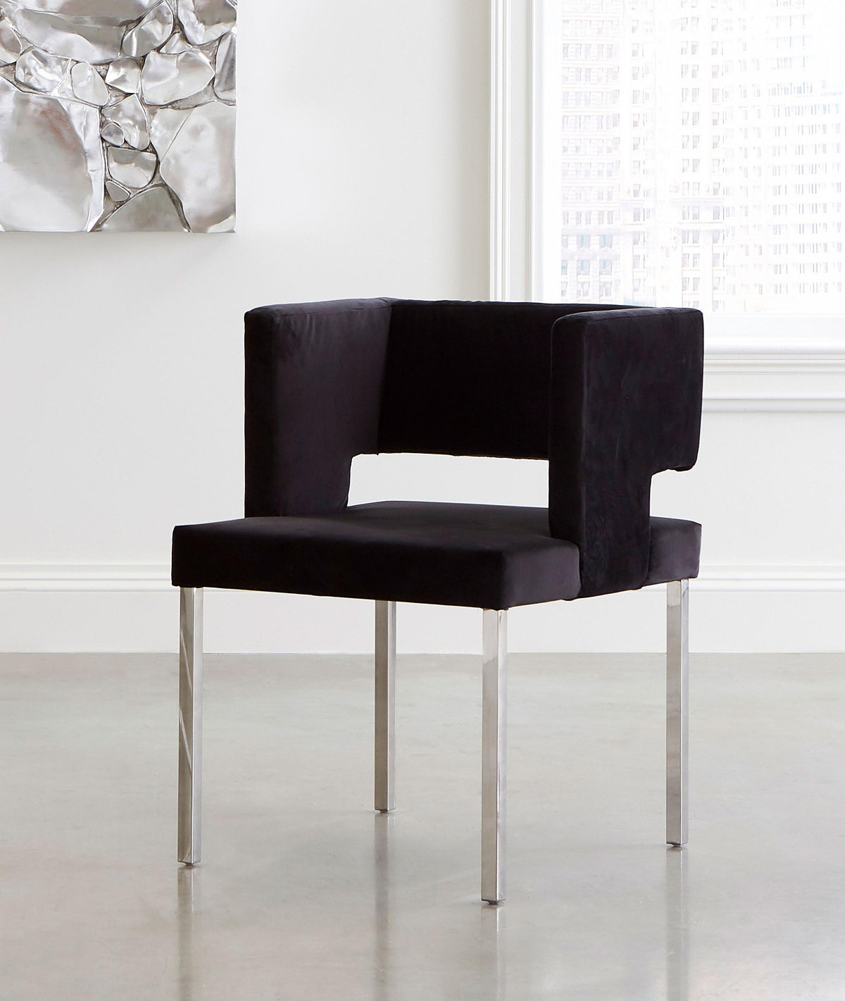 Salvo Black Dining Table