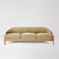 Viktoria 95.75" Tailored Light Sage Velvet Sofa