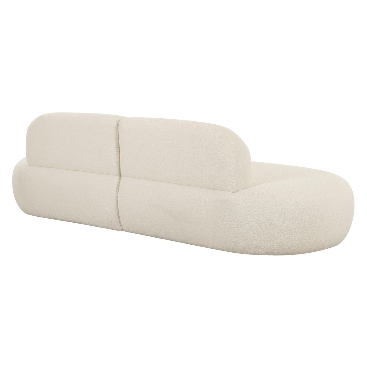 Sofie 94.4" Cream Boucle Sofa