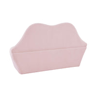 Kisses 67.7" Blush Velvet Sofa