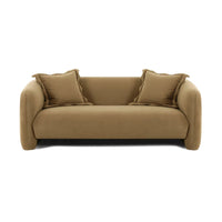 Lou Cafe Au Lait Performance Velvet Loveseat