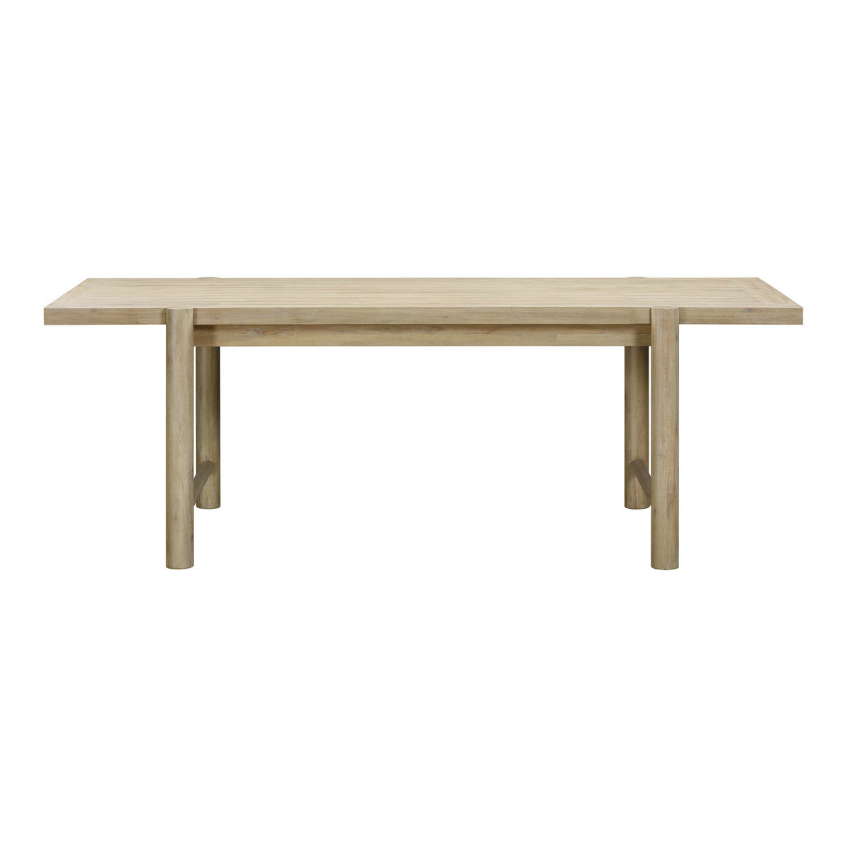 Spirah Light Teak Outdoor Rectangular Dining Table