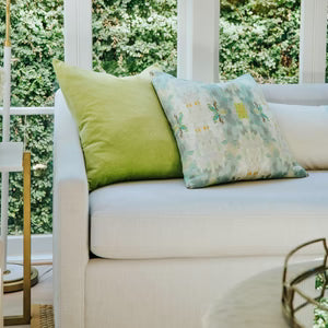 Serenity Green Velvet Pillow (3 Sizes Available)