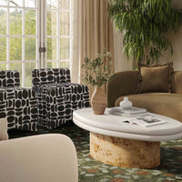 Lou 91.3” Cafe Au Lait Performance Velvet Sofa