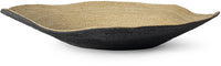 Mckinley Wide Black & Natural Seagrass Bowl (3 Sizes Available)