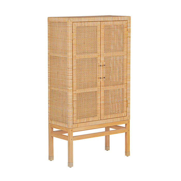 Arimo Natural Woven Rattan Cabinet