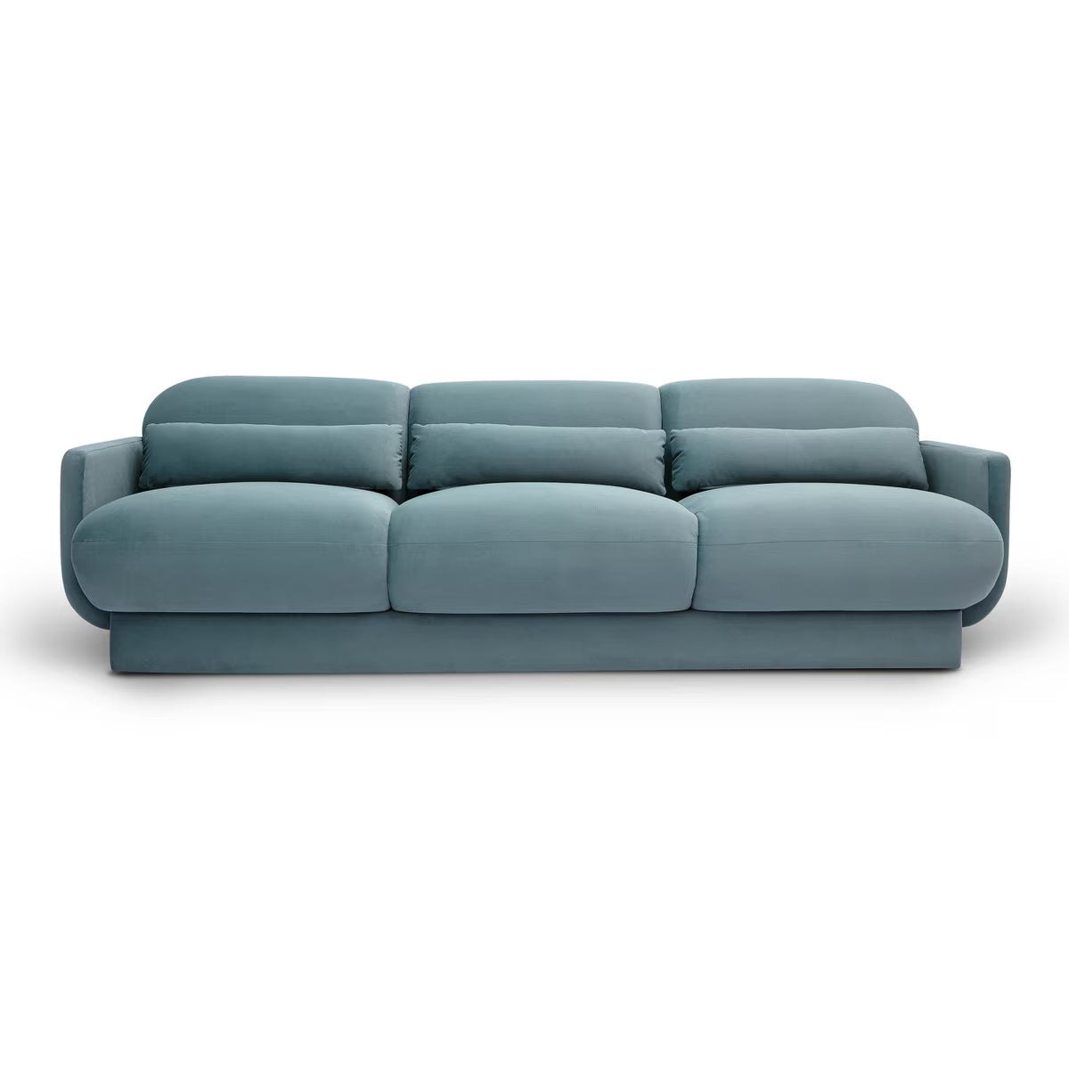 Arnaldo Powder Blue Velvet Sofa