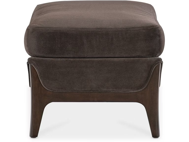 Hudson Elegant Brown Ottoman