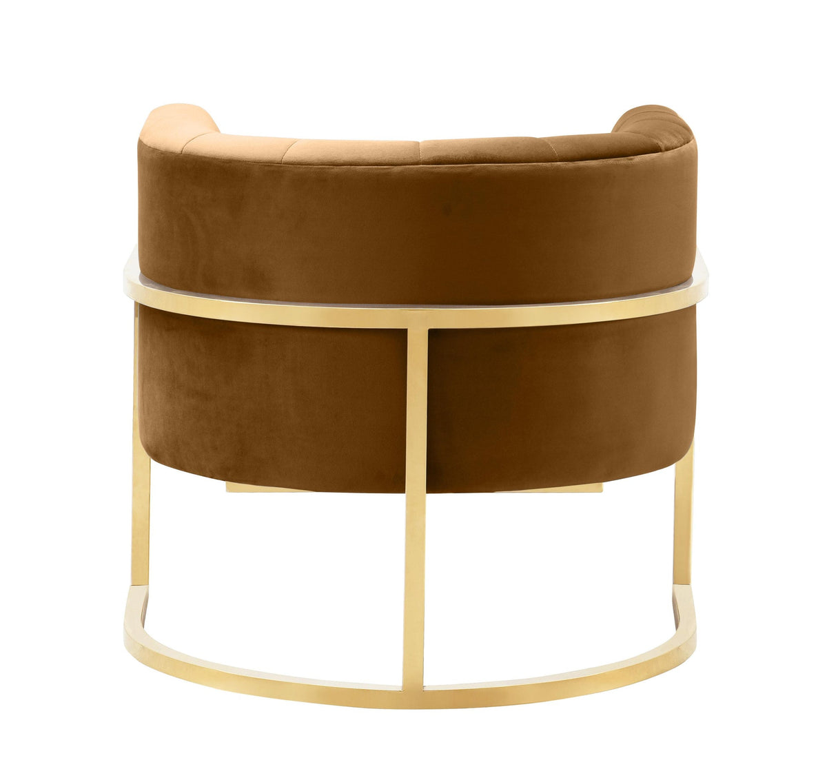 Chloe Cognac Performance Velvet Accent Chair