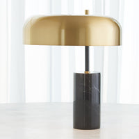Dome Table Lamp-Gold/Black