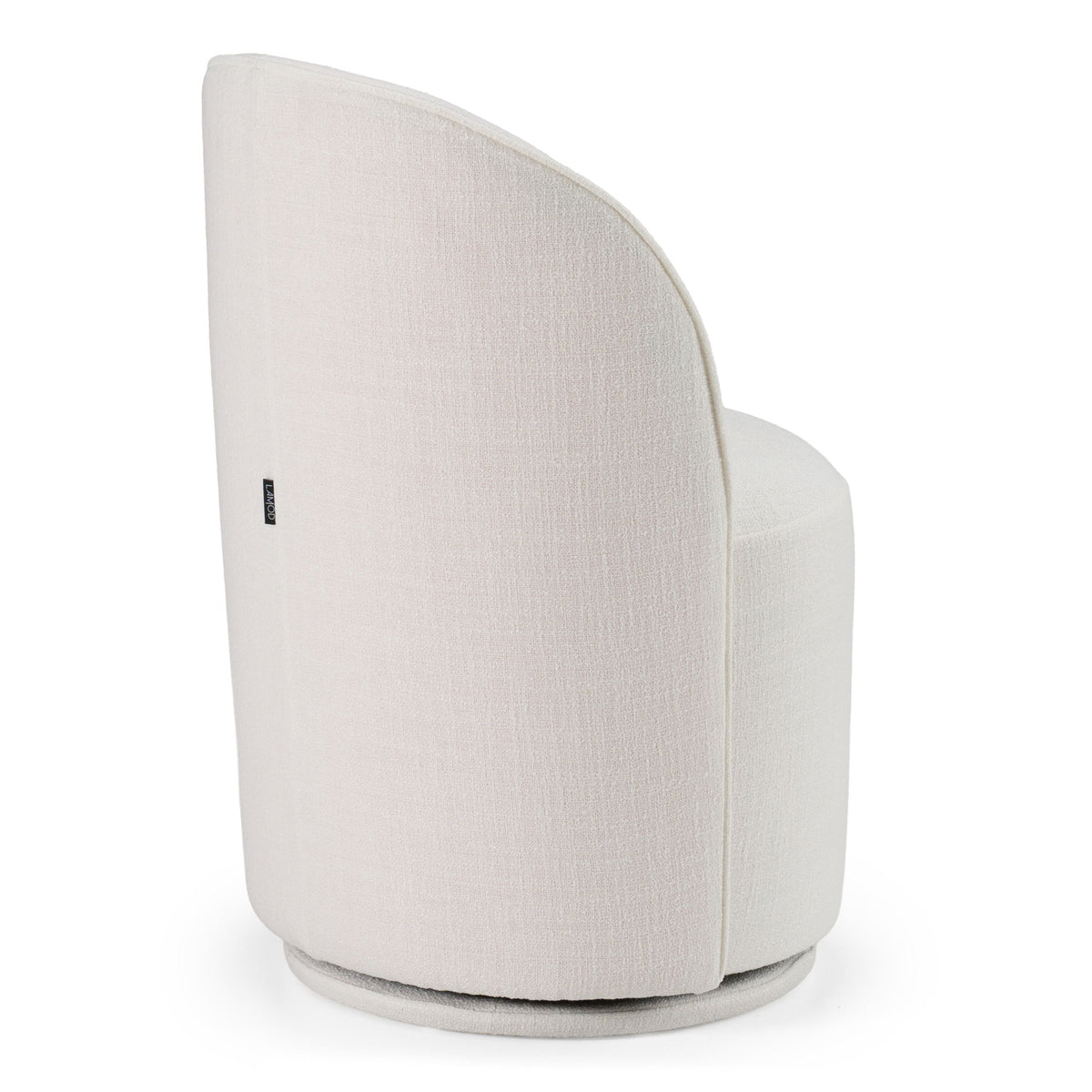 Bridget Modern White Swivel Dining Chair
