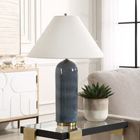 Millie Deep Blue & Gold Table Lamp