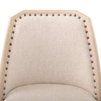 Marlee Sand & Oatmeal Linen Side Chair