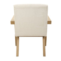 Marigold Snow & Oak Dining Arm Chair