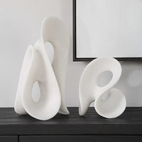 River Flowing Smooth Sculptures (Set of 2)