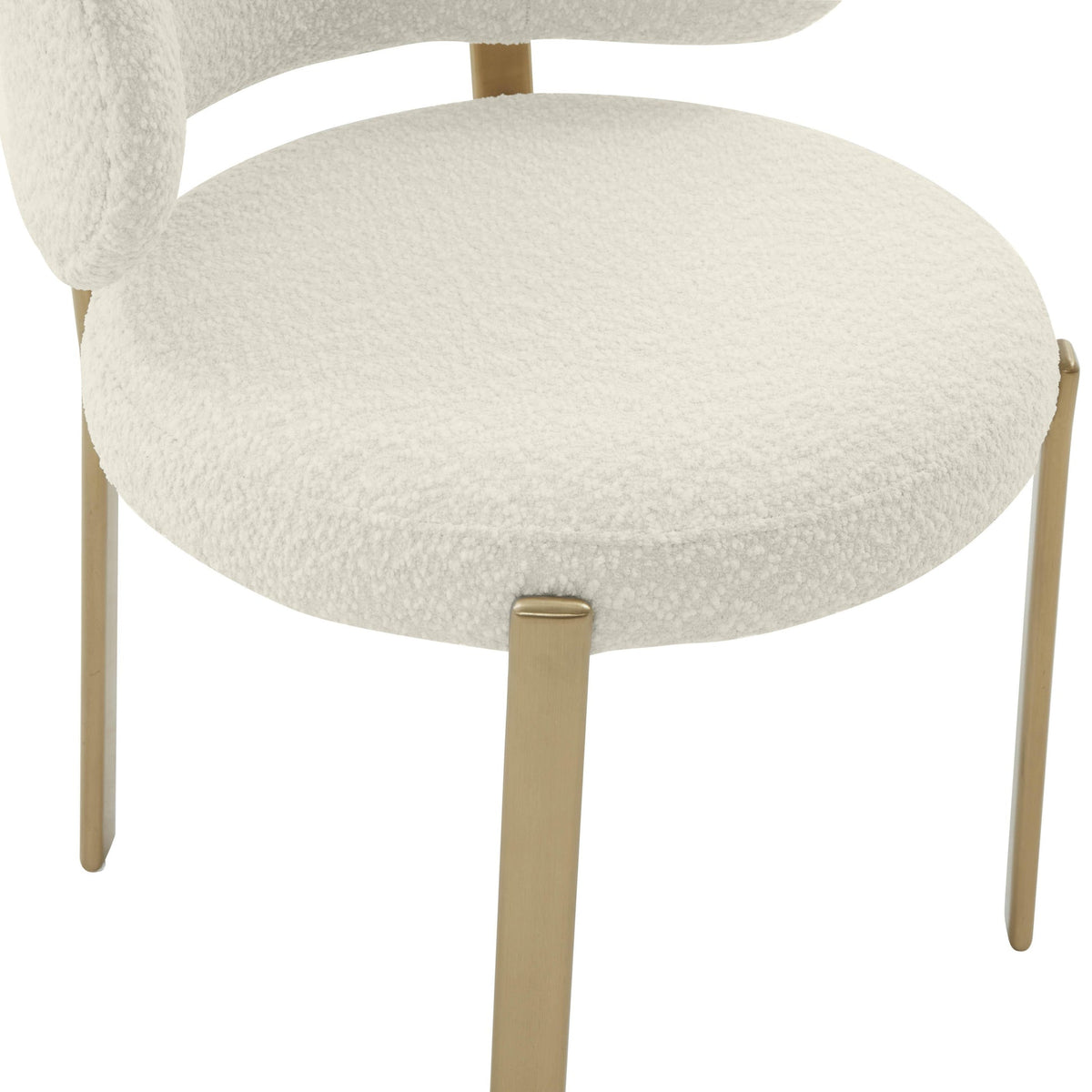 Havana Cream Boucle Dining Chair - Luxury Living Collection