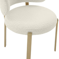 Havana Cream Boucle Dining Chair - Luxury Living Collection
