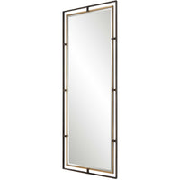 Carrizo 82" Gold & Bronze Tall Mirror