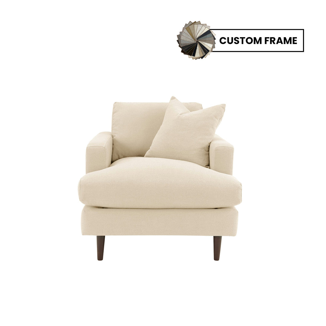 Bronia Beach Alabaster Accent Chair