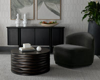 Soraya Shadow Grey Swivel Accent Chair