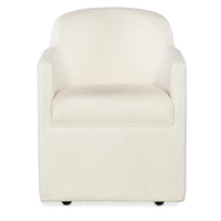 Thorn Pearl Upholstered Dining Arm Chair