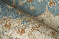 Nell Ivory/Light Blue Luxury Area Rug