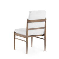 Georgia Woven Textured Boucle & Oak Driftwood Side Chair (Set of 2)